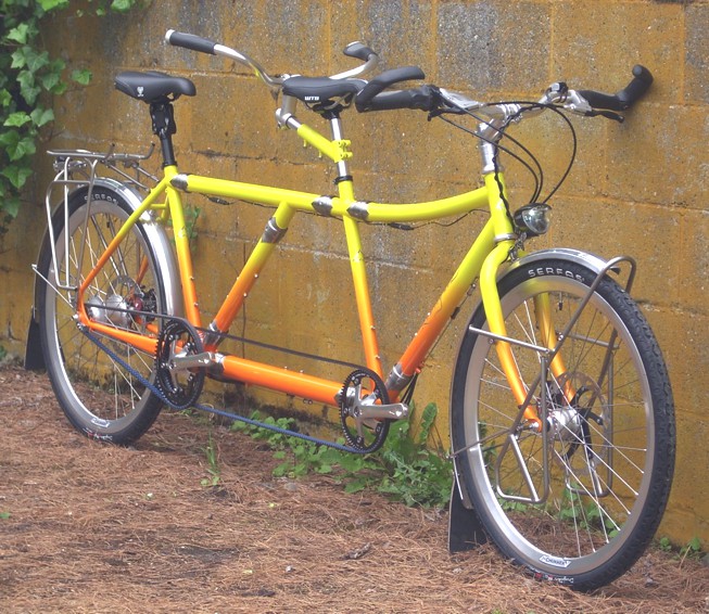 Rodriguez Tandem bicycle that converts to a single bike