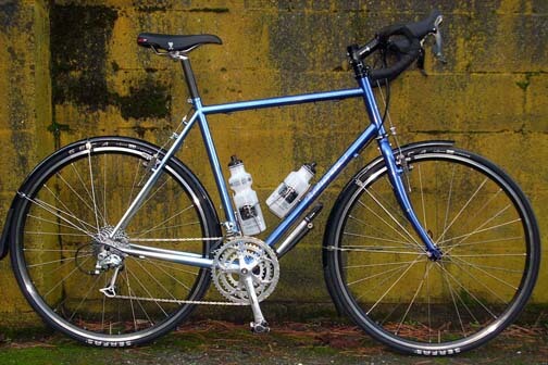 Blue Rodriguez touring bicycle