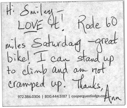 Ann's note, text is below